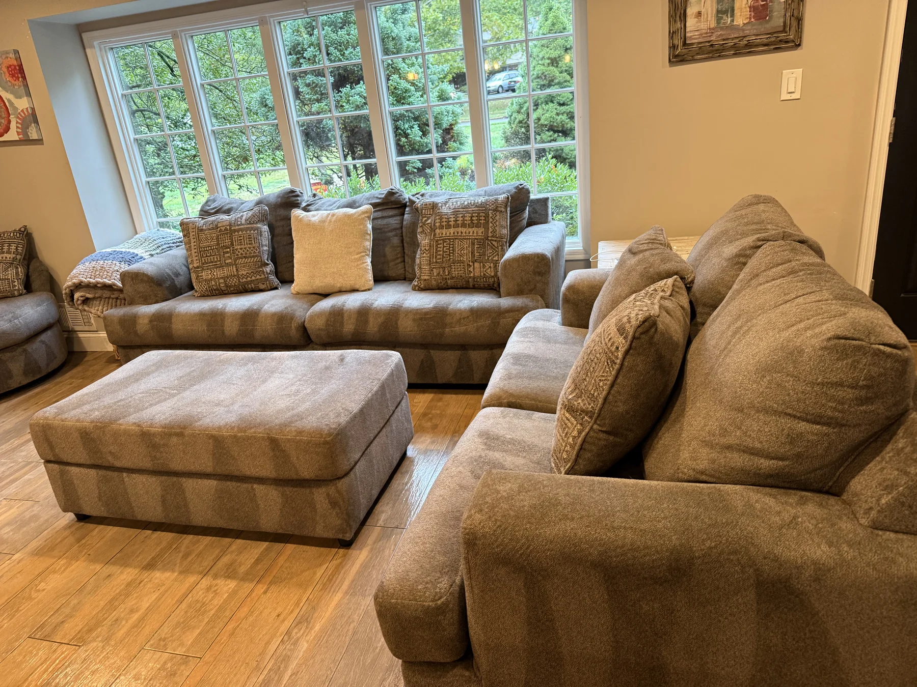 Open living area cleaning result